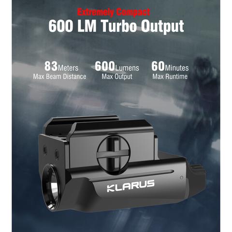 KlarusGL1600LumenLightModes_large Klarus GL1 baterijska led lampa sa montazom za pistolj