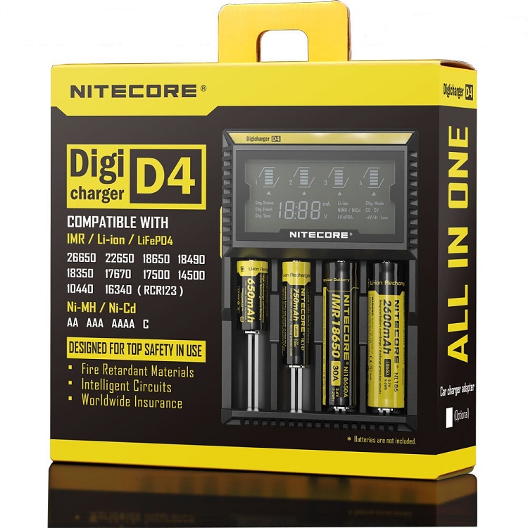 Punjač Nitecore D4 Punjač Nitecore D4