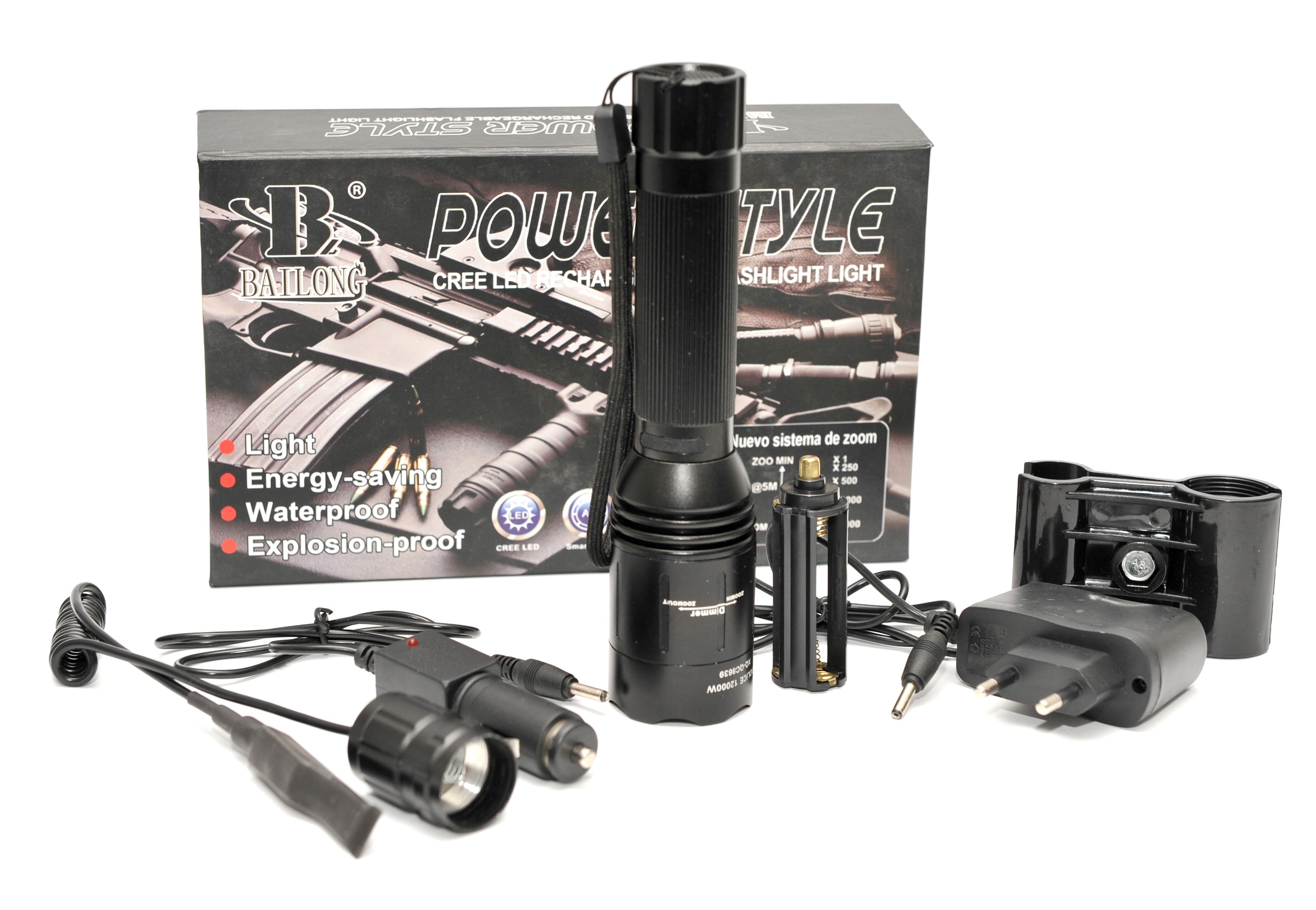 Baterijska lampa 8639 komplet Baterijska lampa 8639 komplet